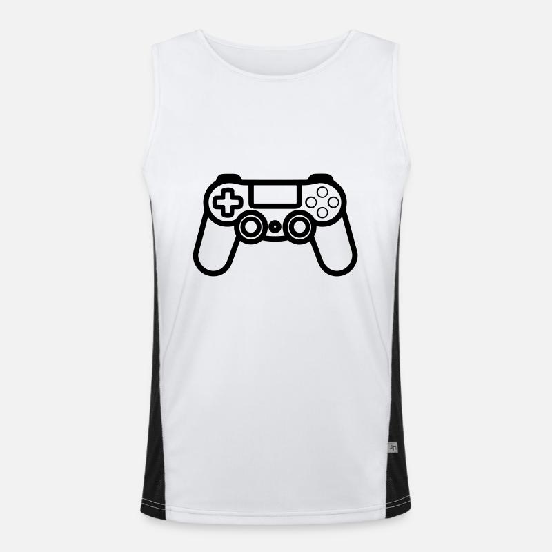 Video games controller Men's Functional Contrast Tank Top 