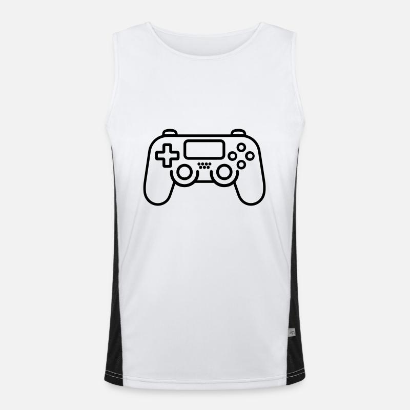 Video games controller Men's Functional Contrast Tank Top 