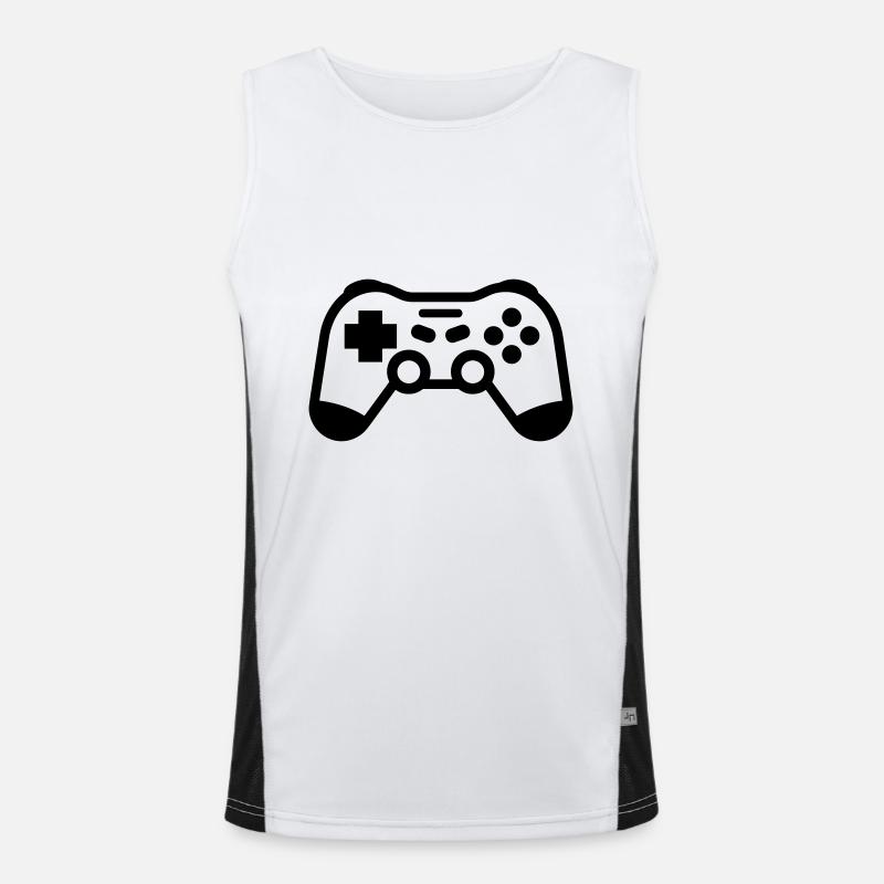 Video game controller Men's Functional Contrast Tank Top 