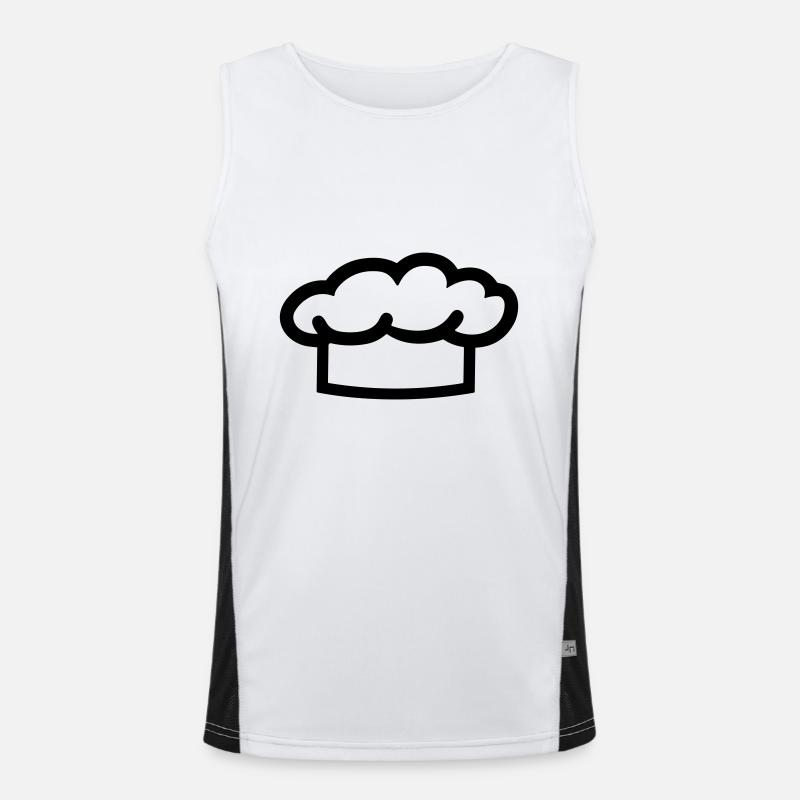 Küchenchef Funktionelles Kontrast-Tank Top für Männer 