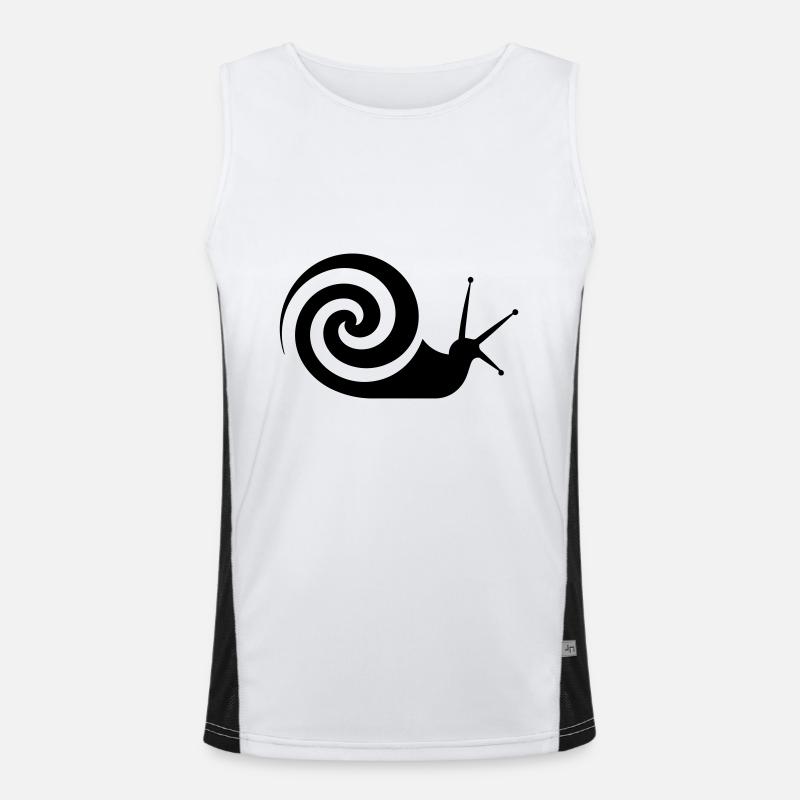 snail Men's Functional Contrast Tank Top 