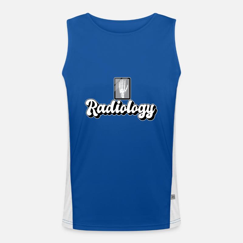 Radiology Squad Rad Tech Radiographer Technician Men's Functional Contrast Tank Top 