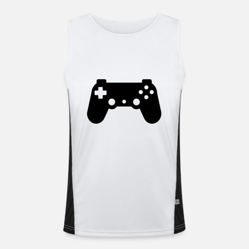 Video games controller Men's Functional Contrast Tank Top 