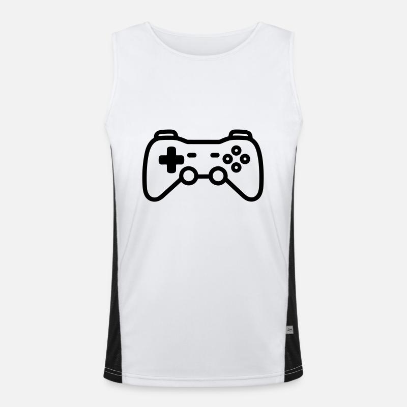 Video game controller Men's Functional Contrast Tank Top 