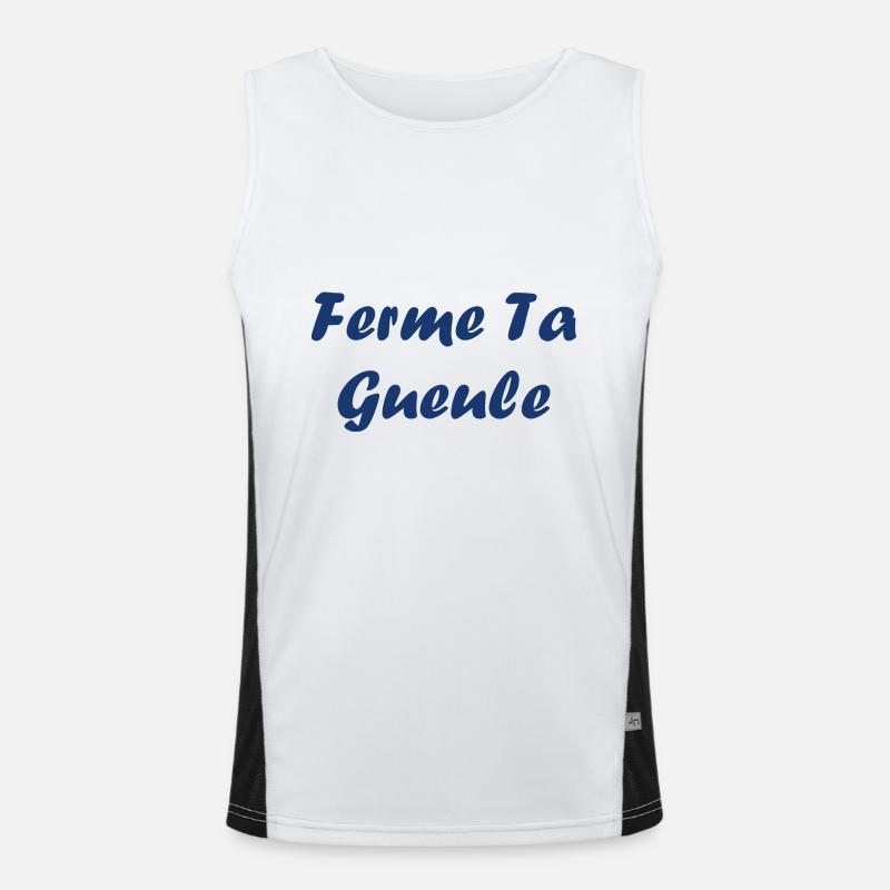 ferme ta gueule Débardeur respirant contrasté Homme 
