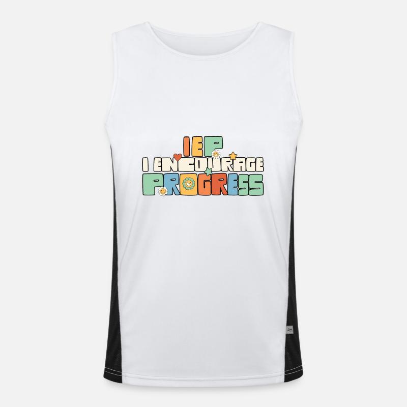 I Encourage Progress SPED Regulation Before Men's Functional Contrast Tank Top 