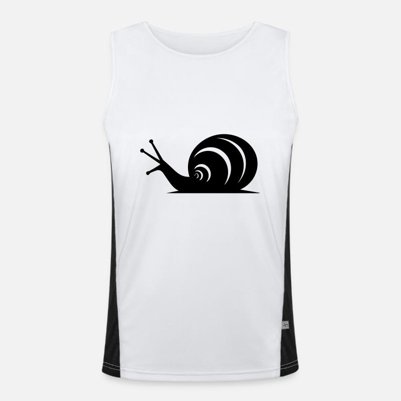 Escargot Débardeur respirant contrasté Homme 