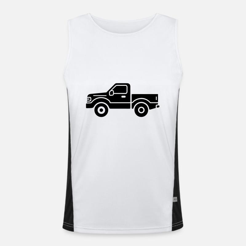 Lkw Funktionelles Kontrast-Tank Top für Männer 
