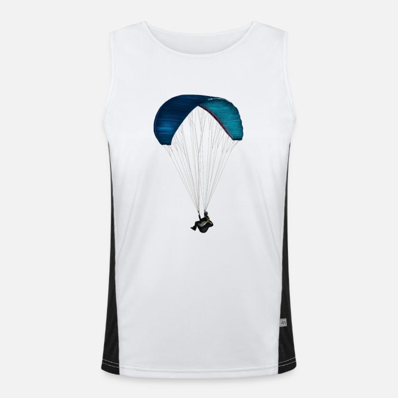 Paragliding Men's Functional Contrast Tank Top 