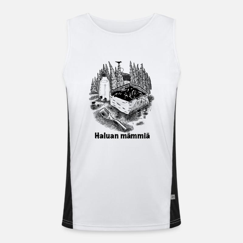 Mämmi Funktionelles Kontrast-Tank Top für Männer 
