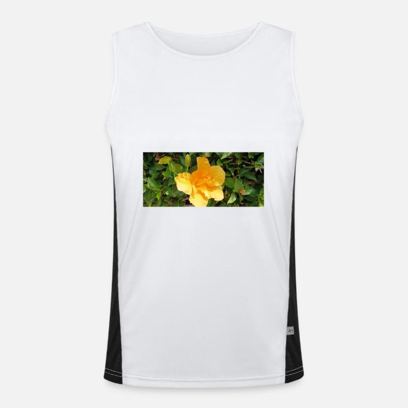 canarian flora Men's Functional Contrast Tank Top 