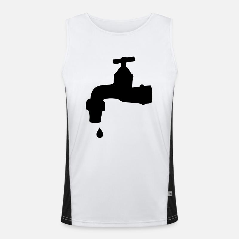 Wasserhahn - Klempner Funktionelles Kontrast-Tank Top für Männer 