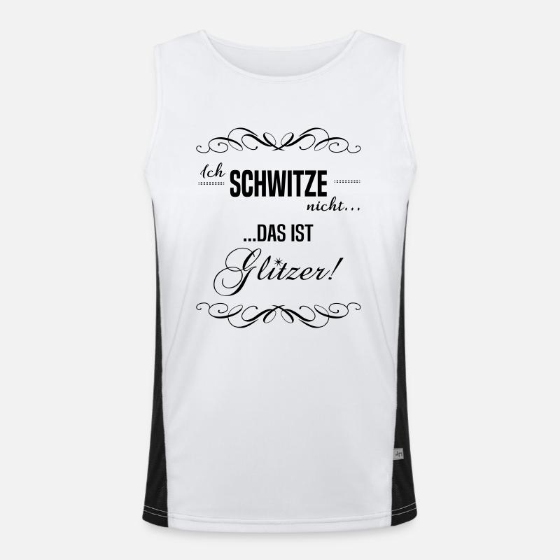 Ich schwitze nicht! Funktionelles Kontrast-Tank Top für Männer 