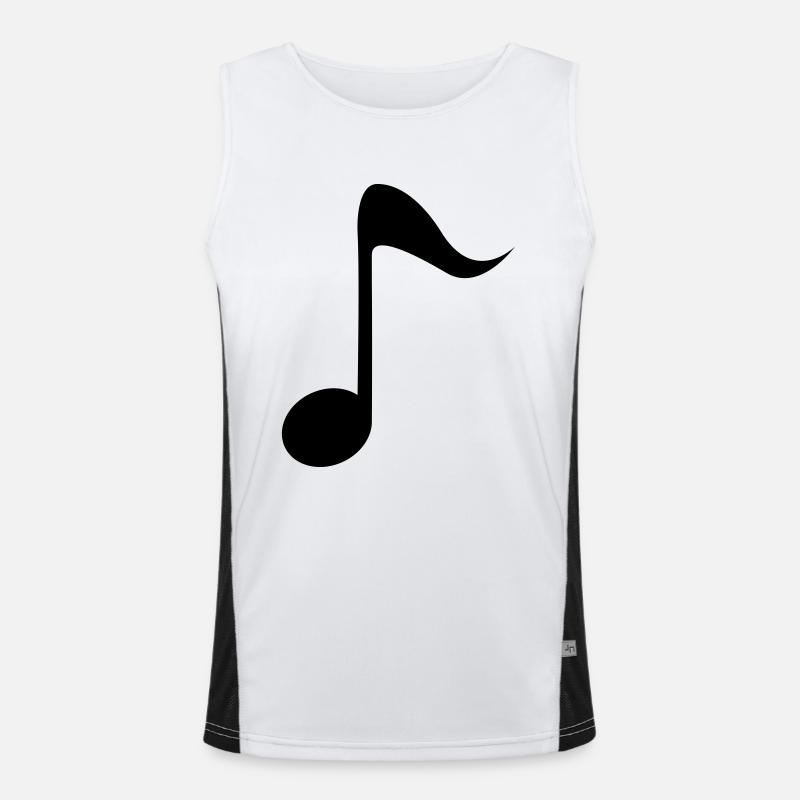 Note Funktionelles Kontrast-Tank Top für Männer 