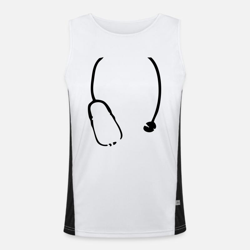 Stethoscope Débardeur respirant contrasté Homme 