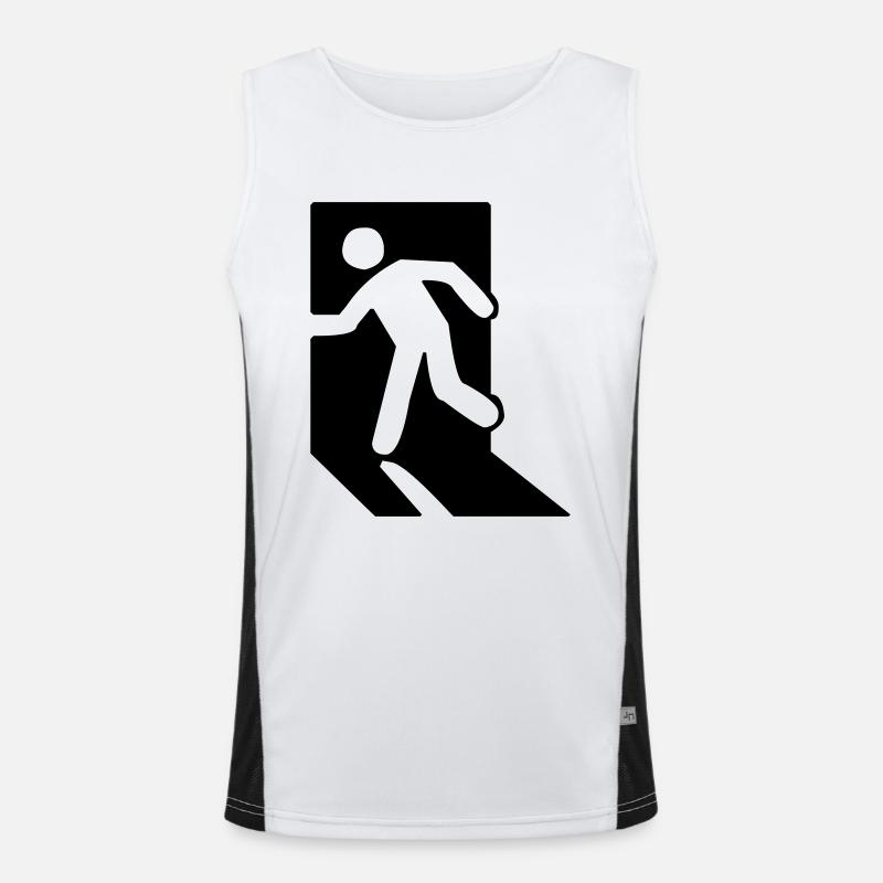 Exit (V) Men's Functional Contrast Tank Top 