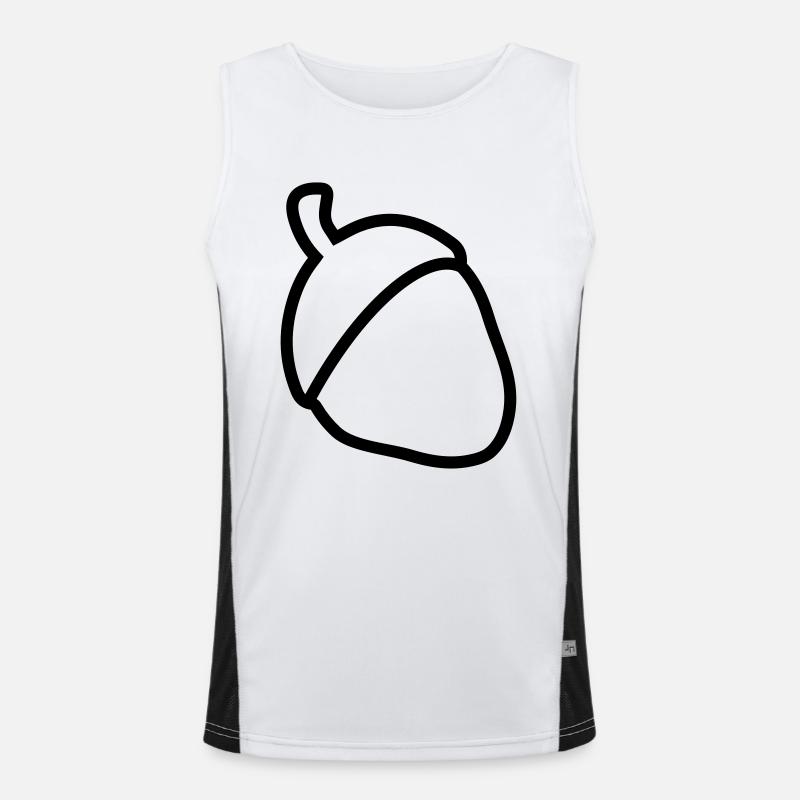 eichel Funktionelles Kontrast-Tank Top für Männer 