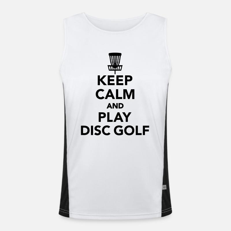 Disc golf Funktionelles Kontrast-Tank Top für Männer 