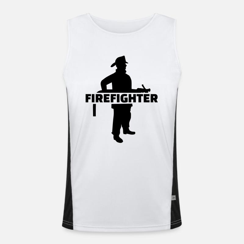 Firefighter Men's Functional Contrast Tank Top 