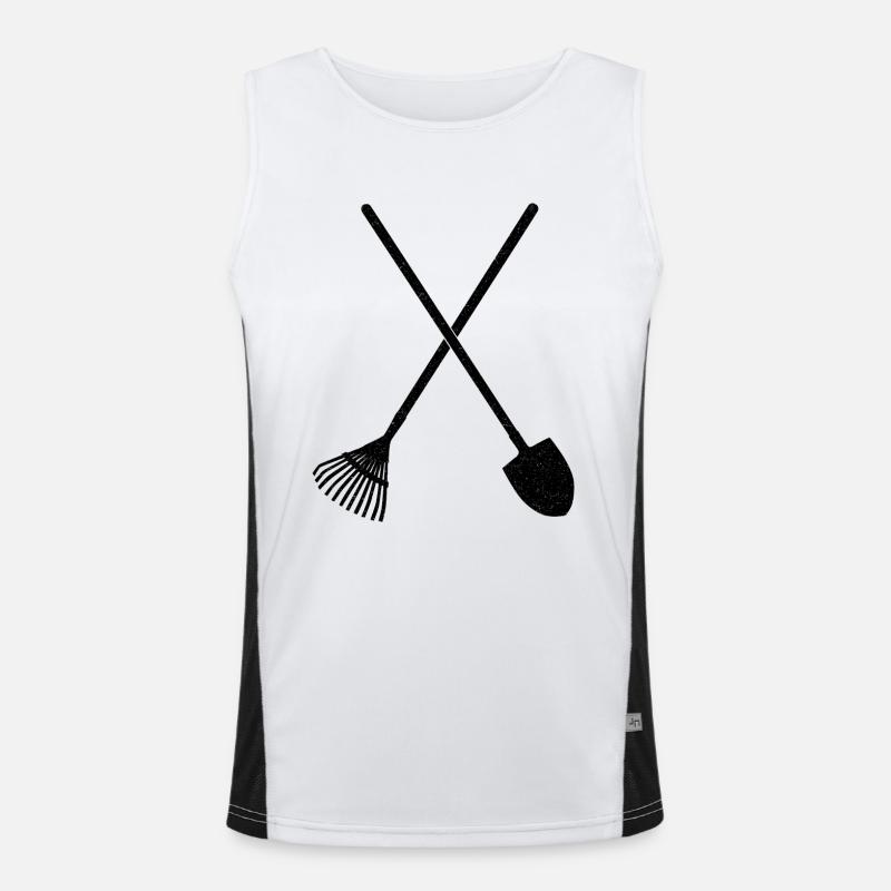 Shovel and rake Men's Functional Contrast Tank Top 