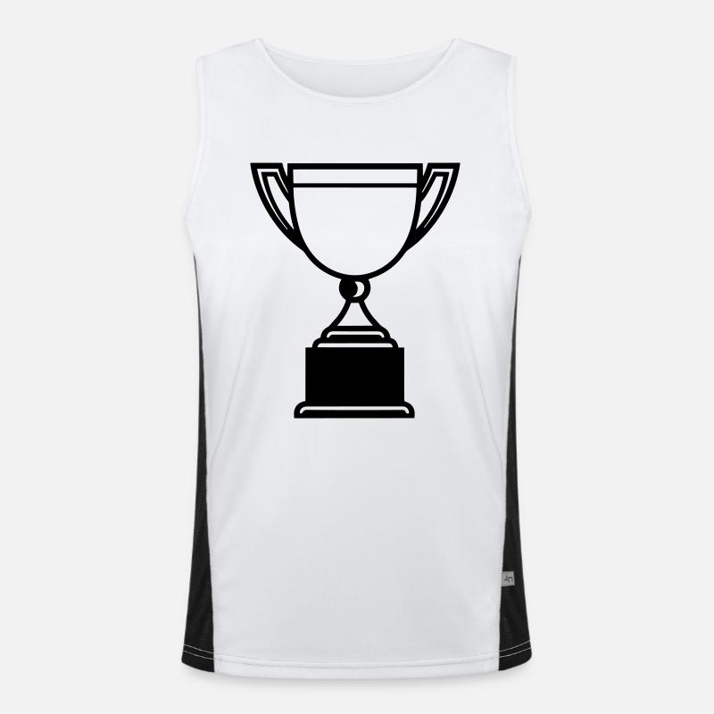 Trophäe Funktionelles Kontrast-Tank Top für Männer 