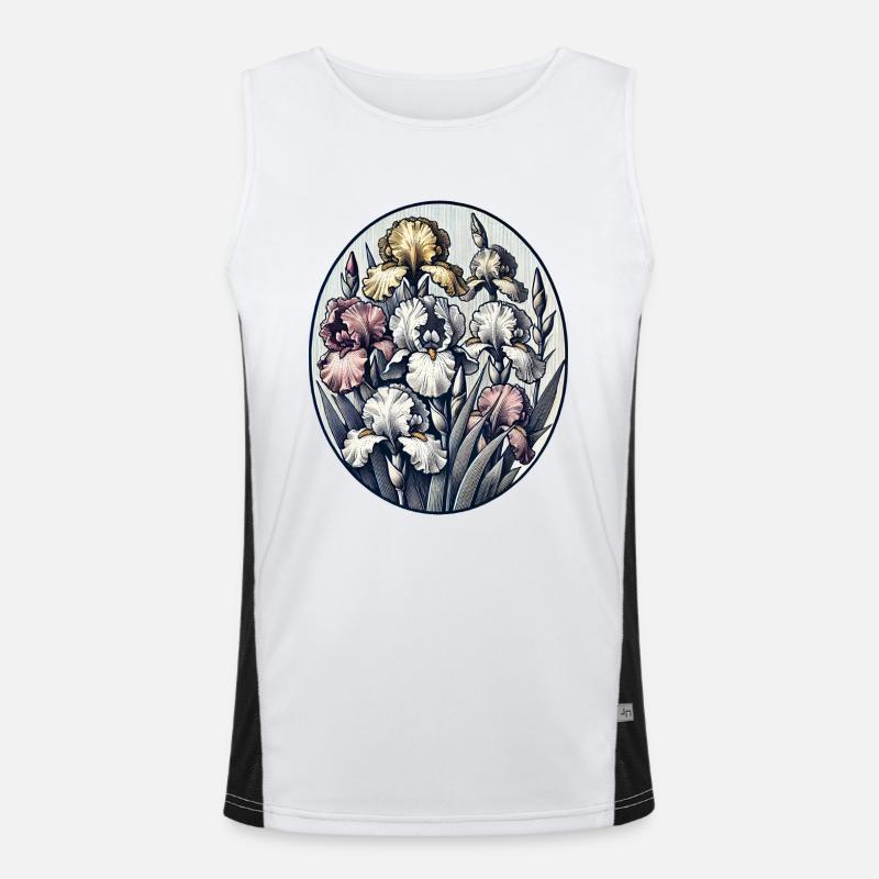 Irises Men's Functional Contrast Tank Top 