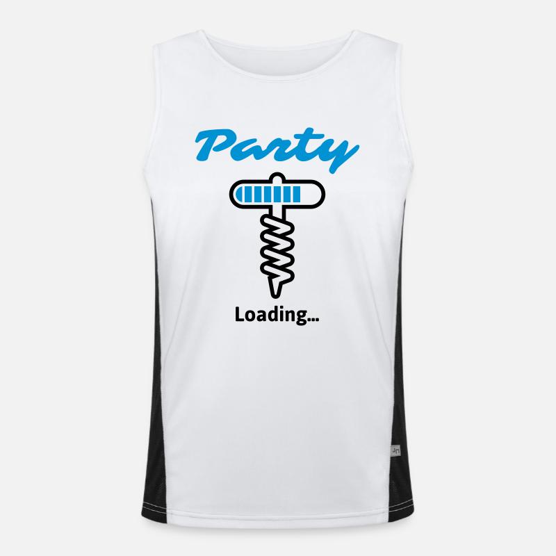Party Loading... Funktionelles Kontrast-Tank Top für Männer 
