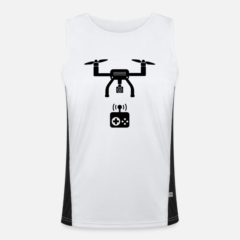 drone Débardeur respirant contrasté Homme 
