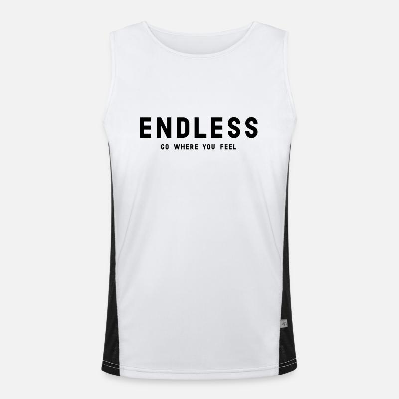 ENDLESS Go where you feel Men's Functional Contrast Tank Top 