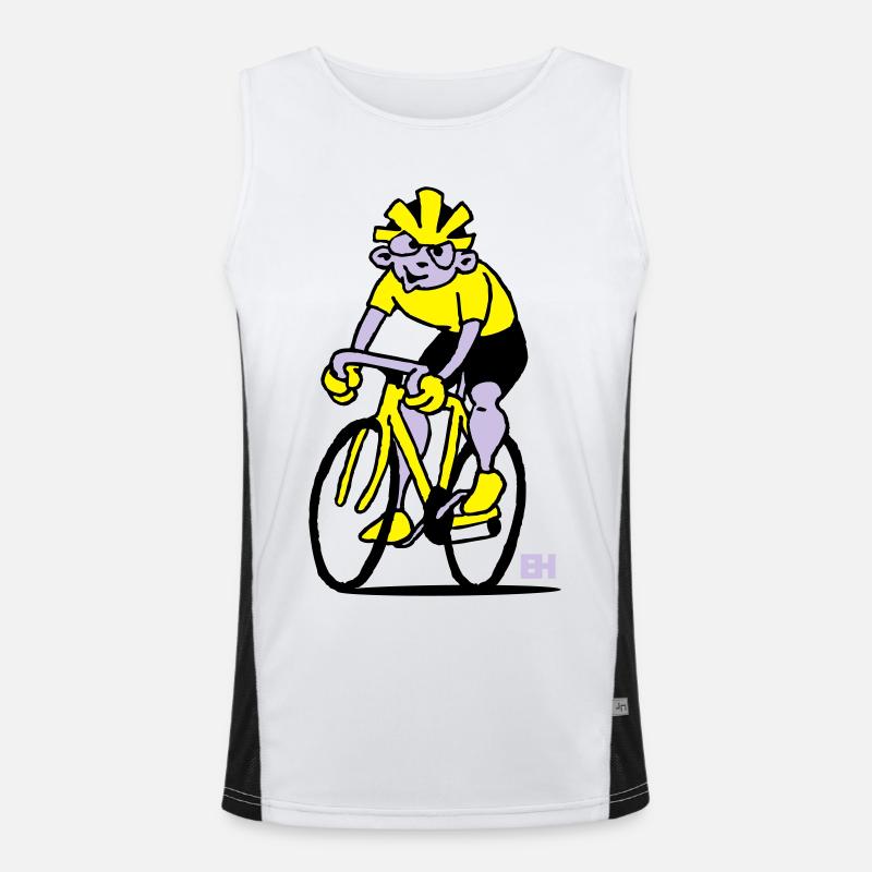 Cyclist - Cycling Men's Functional Contrast Tank Top 