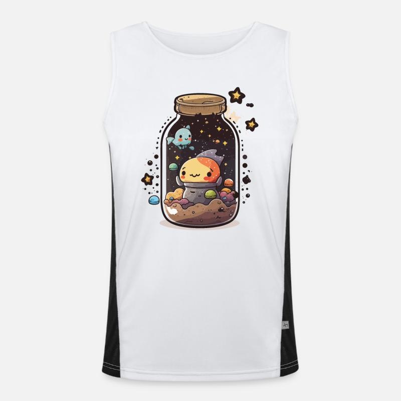 Cosmic Container Men's Functional Contrast Tank Top 