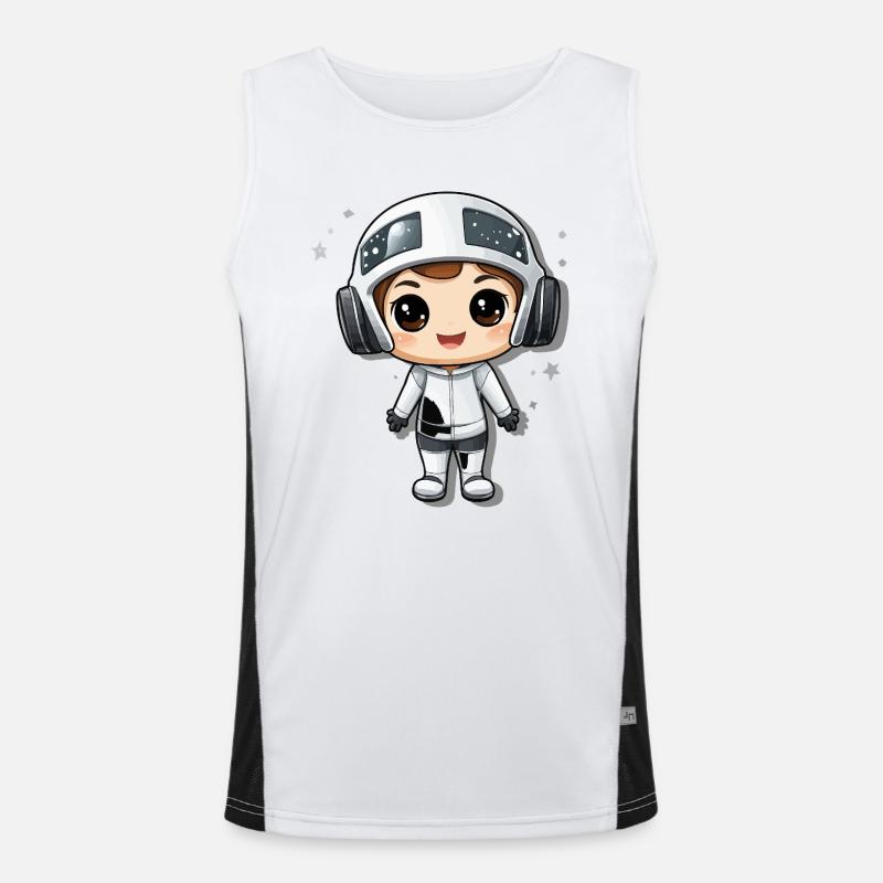 VR LearnWorld Débardeur respirant contrasté Homme 