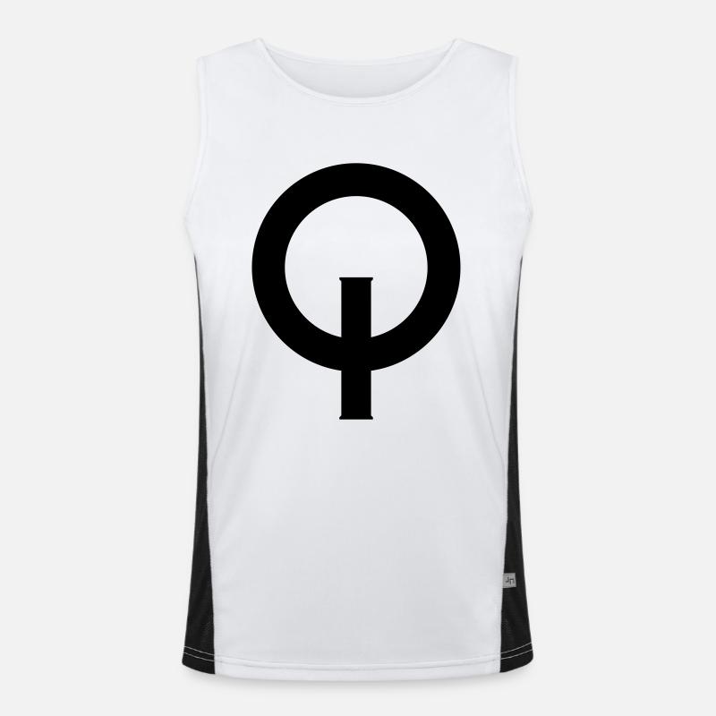 Optimist_Zeichen-svg Men's Functional Contrast Tank Top 