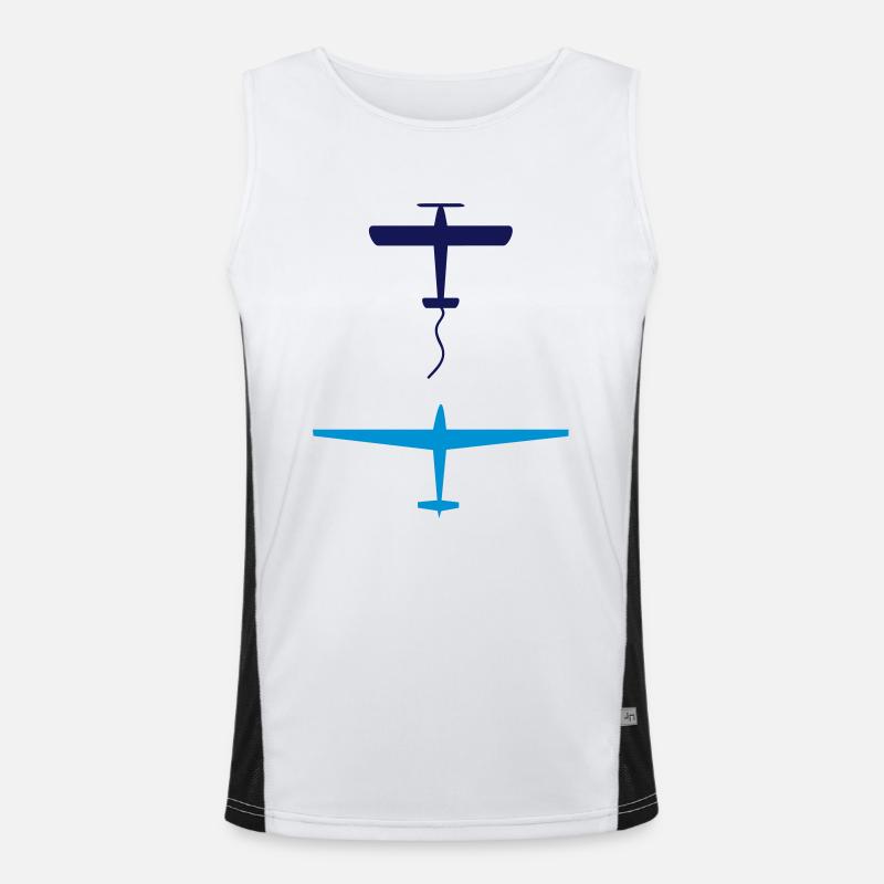 f_schlepp_klein Funktionelles Kontrast-Tank Top für Männer 