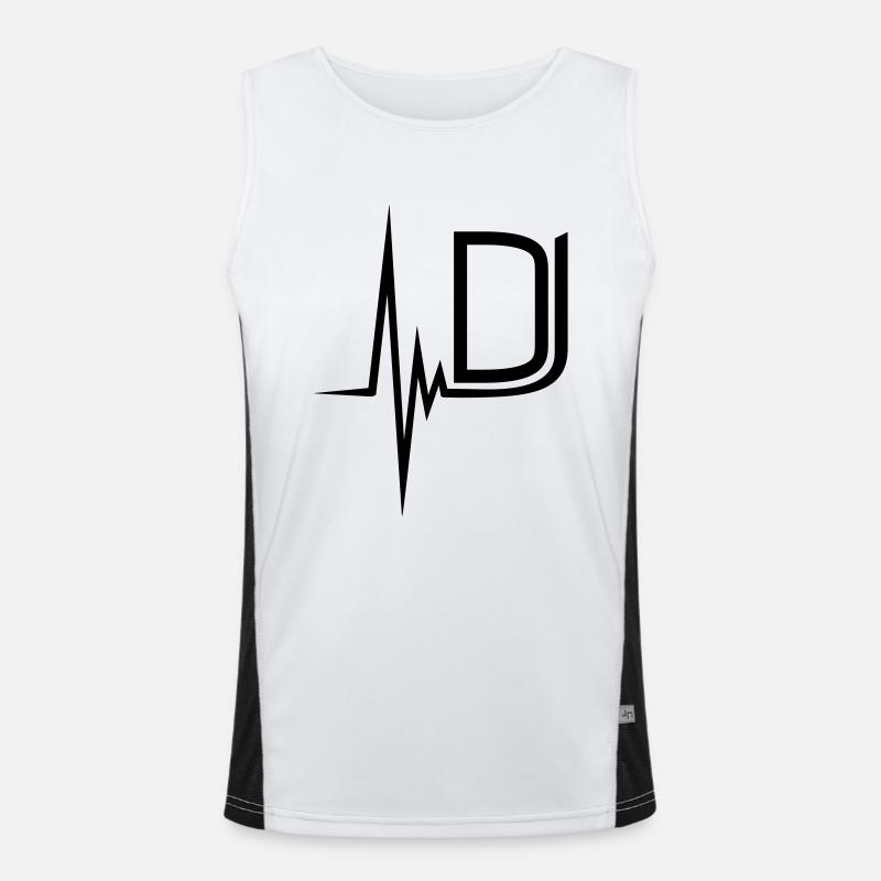 dj_pulse Men's Functional Contrast Tank Top 