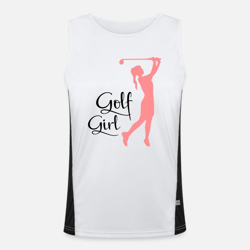 golf Men's Functional Contrast Tank Top 