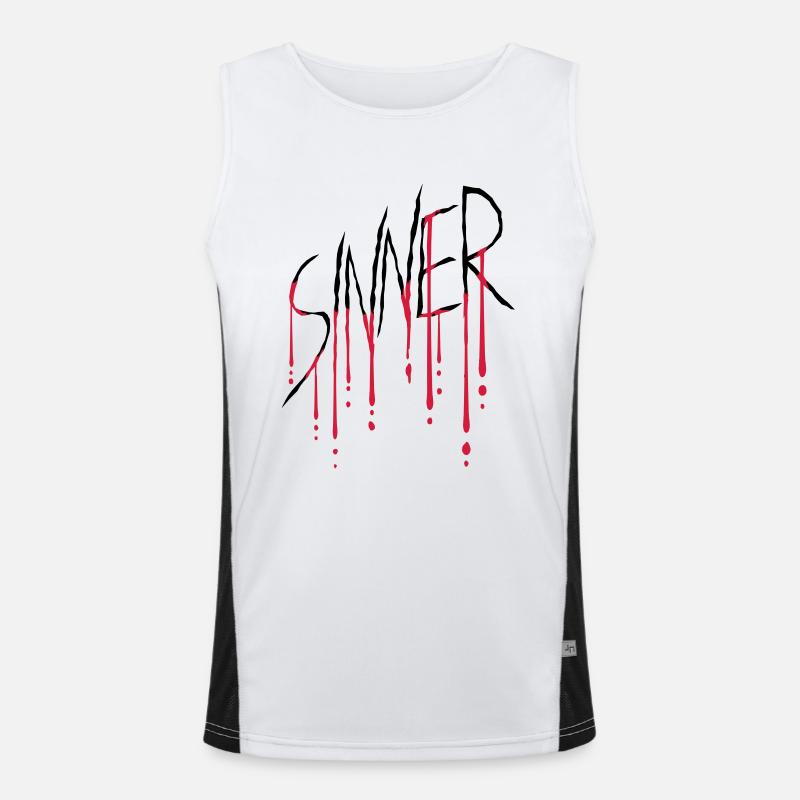 Sinner wound scratch Men's Functional Contrast Tank Top 