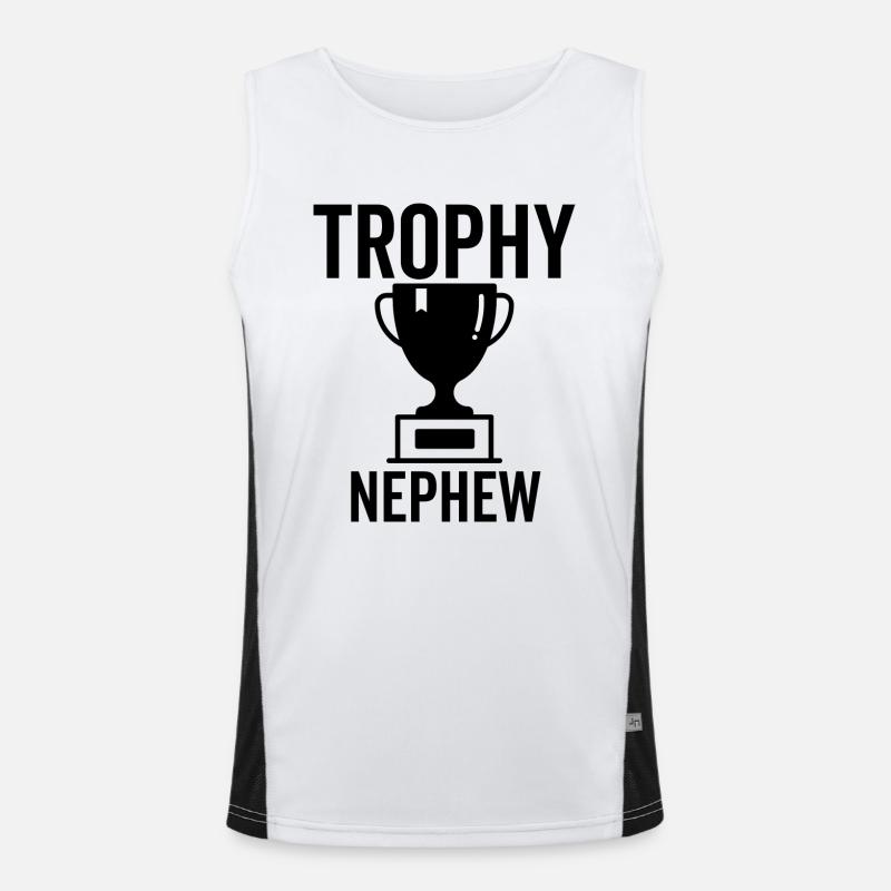 Trophäe Neffe Funktionelles Kontrast-Tank Top für Männer 