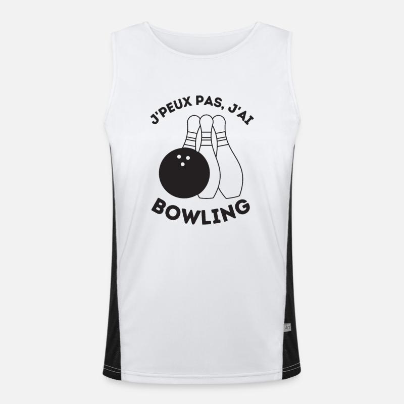 Bowling Débardeur respirant contrasté Homme 