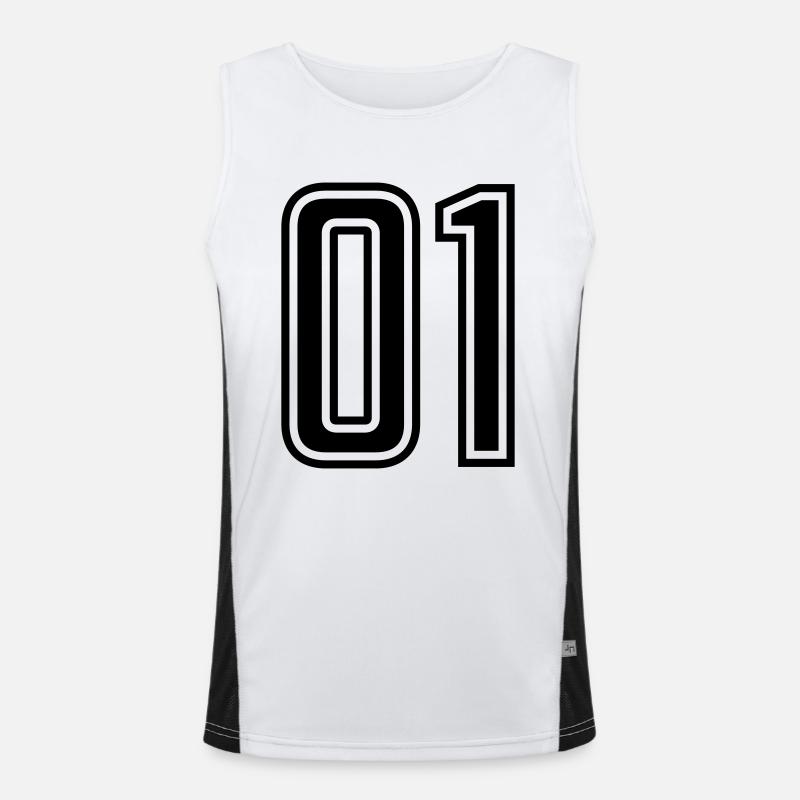 01 Men's Functional Contrast Tank Top 