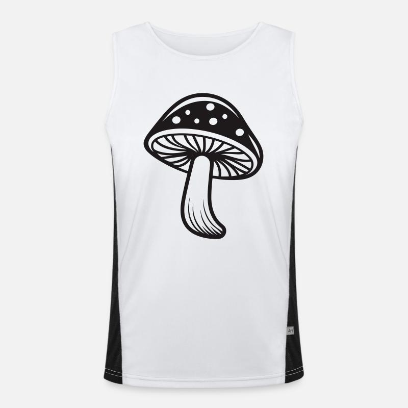 champignon Débardeur respirant contrasté Homme 
