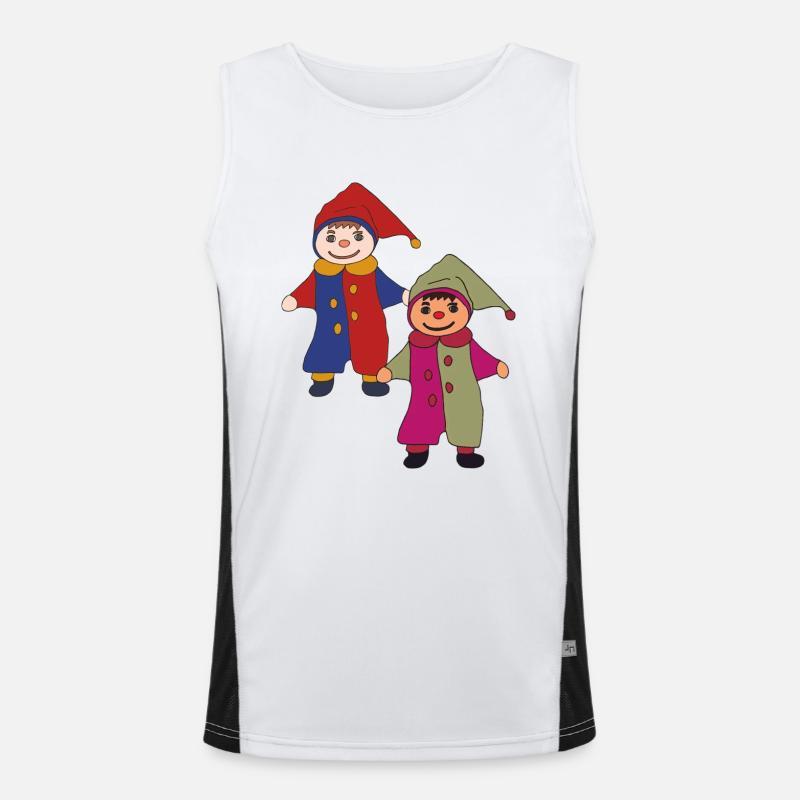 kasper 2fach Funktionelles Kontrast-Tank Top für Männer 