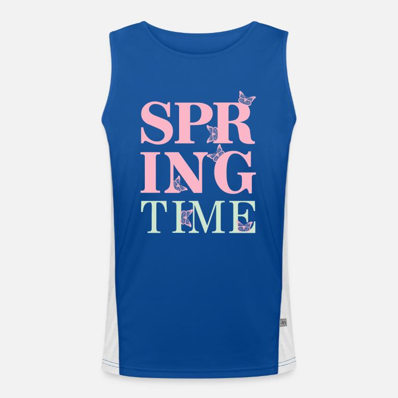 SpringTime - Spring at last! Men's Functional Contrast Tank Top 