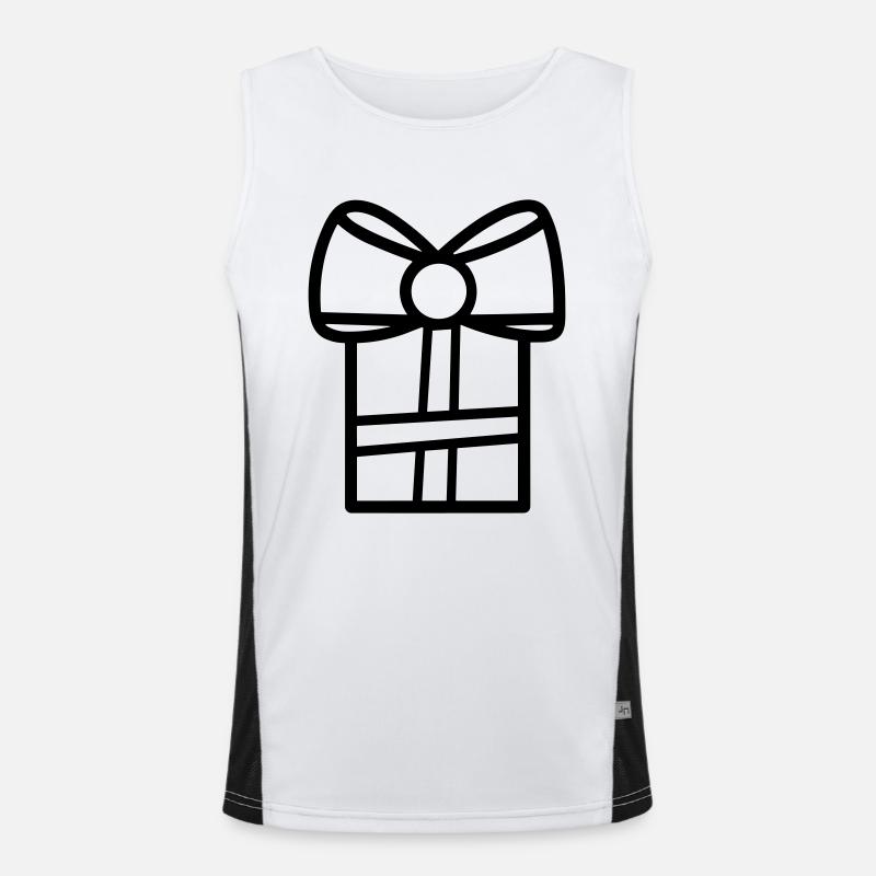 Small Gift Box Men's Functional Contrast Tank Top 
