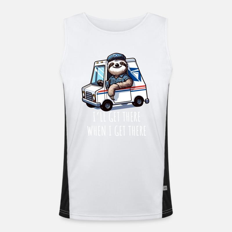 Ich werde es schaffen, wenn ich es schaffe Funktionelles Kontrast-Tank Top für Männer 