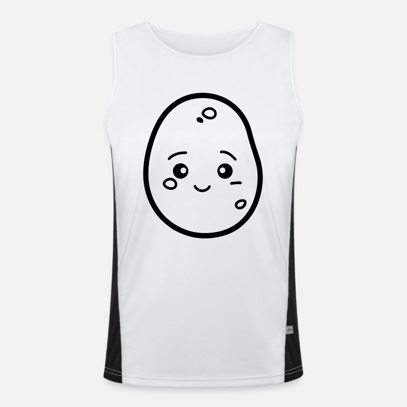 potato Men's Functional Contrast Tank Top 