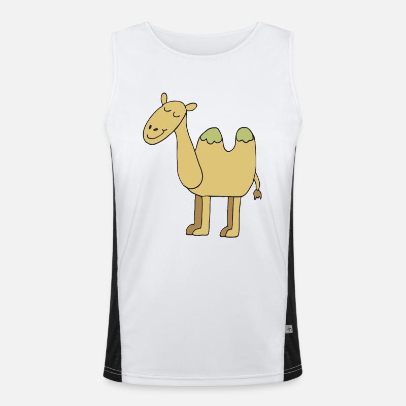 camel Men's Functional Contrast Tank Top 
