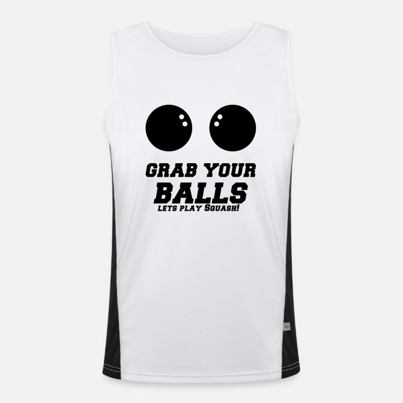 squash Funktionelles Kontrast-Tank Top für Männer 