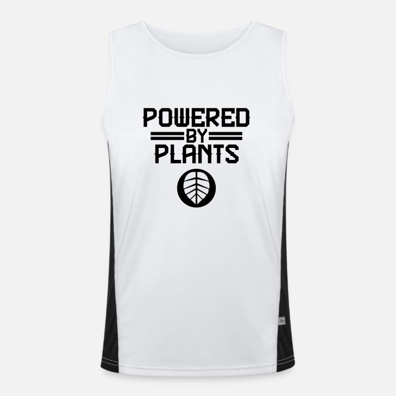 Powered by plants Men's Functional Contrast Tank Top 
