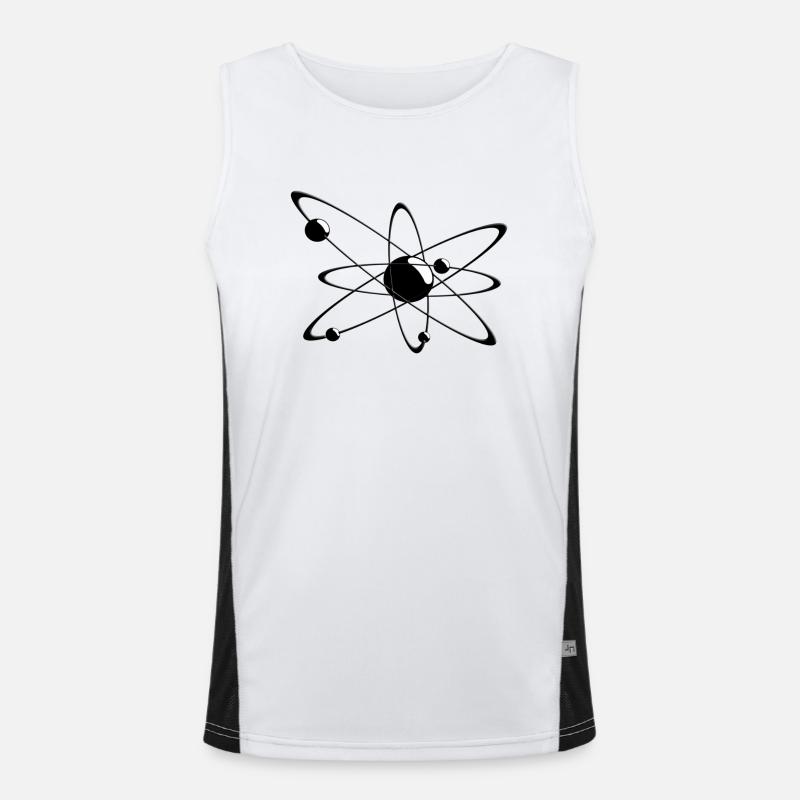 fantastic atom Funktionelles Kontrast-Tank Top für Männer 